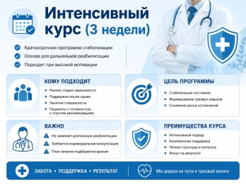 Реабилитация за 21 день в Краснотурьинске
