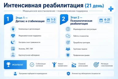 Реабилитация за 21 день в Краснотурьинске